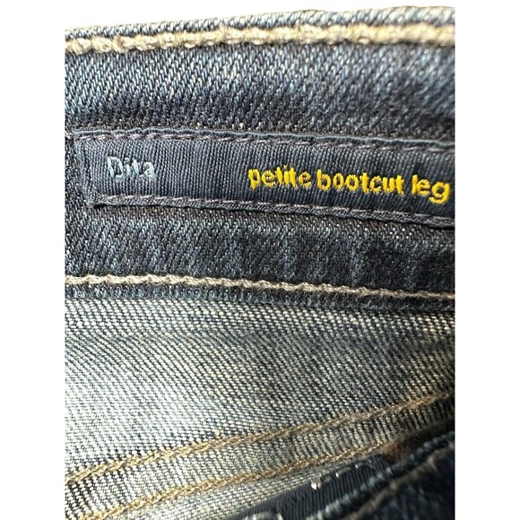 Citizens Of Humanity Size 26 Denim Ombré‎ Jean Shorts Cut Offs Frayed Hem #I3-5 - Picture 5 of 10